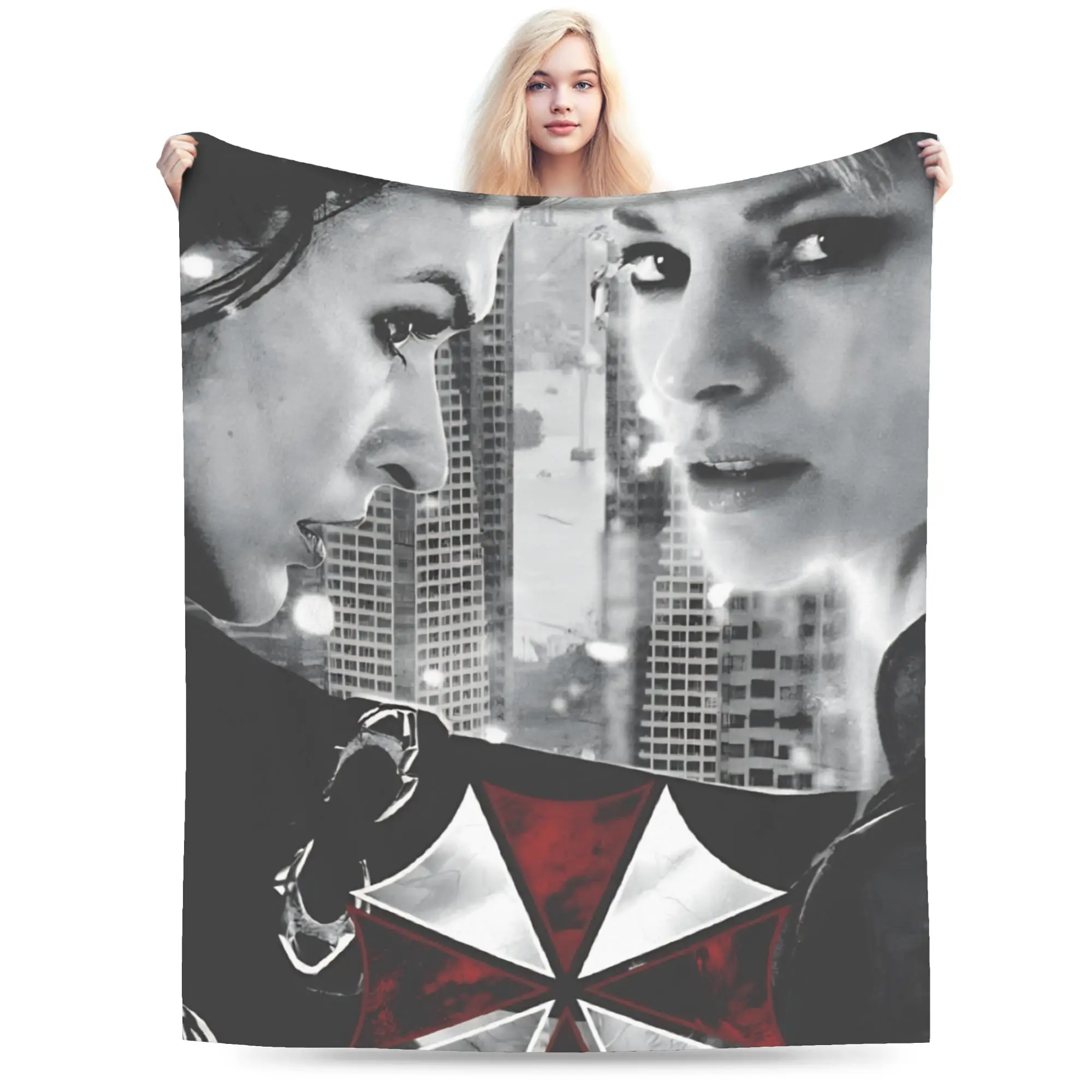 

Soft BlanketKids Picnic Resident Evils Throw Blanket Flannel Bedspread For Couch Chair Sofa Bed Funny Sofa Bed Cover