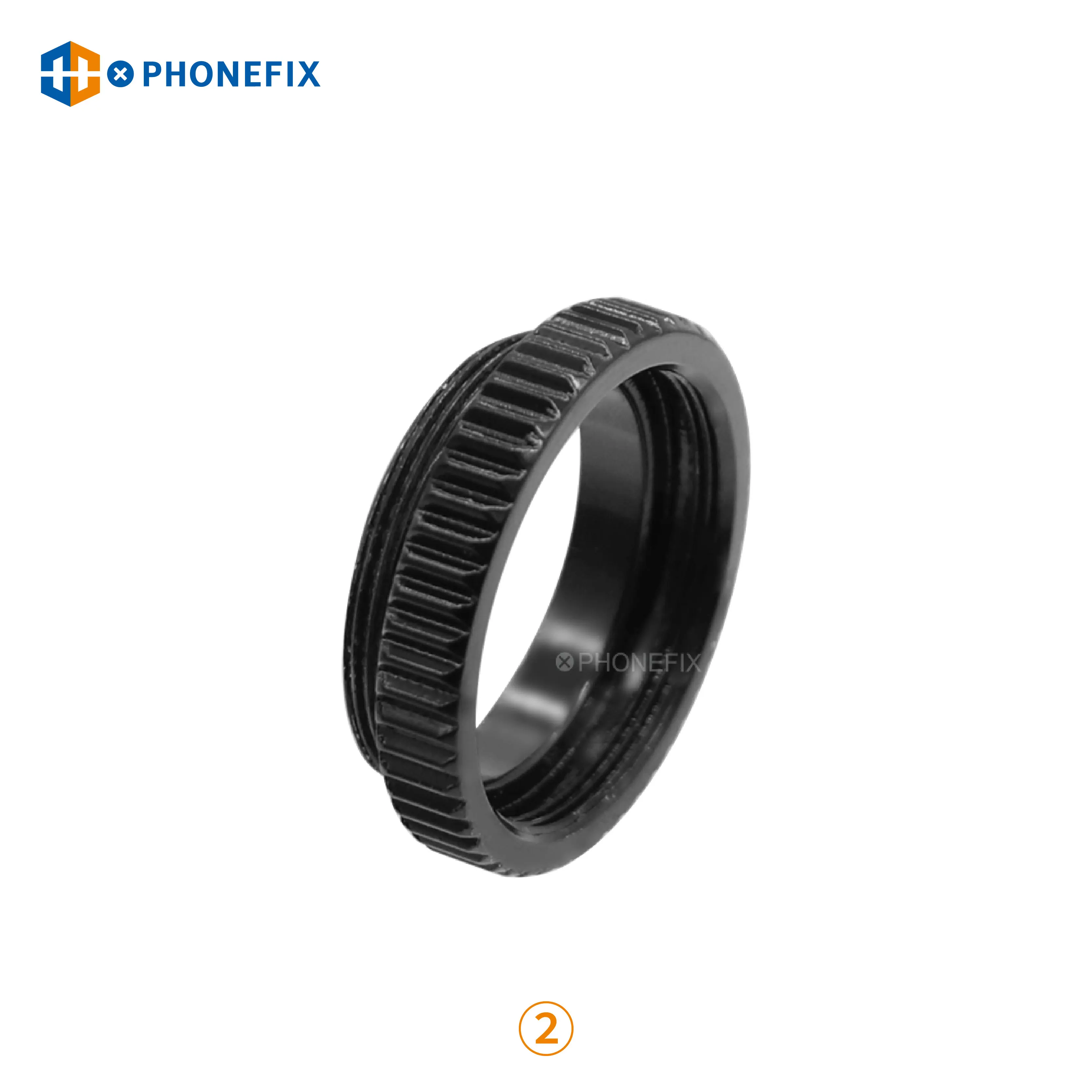 Adaptador de tubo de extensión de 5MM, de Metal negro C-MOUNT, anillo espaciador para lente CCTV, microscopio estéreo, accesorios de cámara