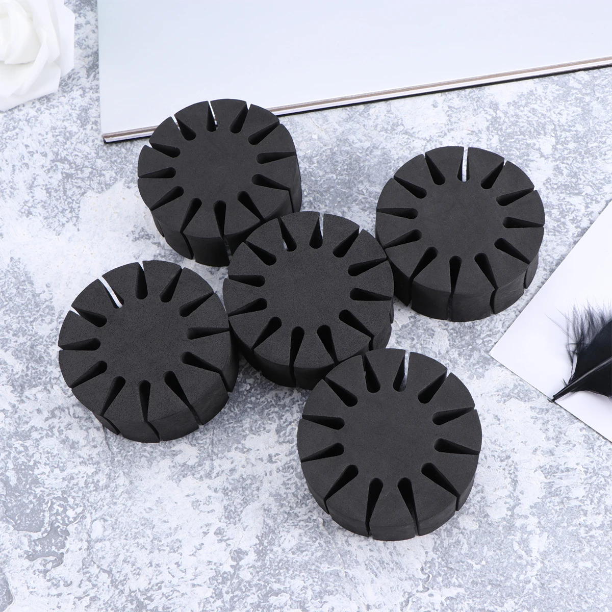 

10pcs Eva Arrow Separator Holder Outdoor Hunting Bow Accessories Holds 12 Arrows Durable Lightweight For Fiberglass Wooden