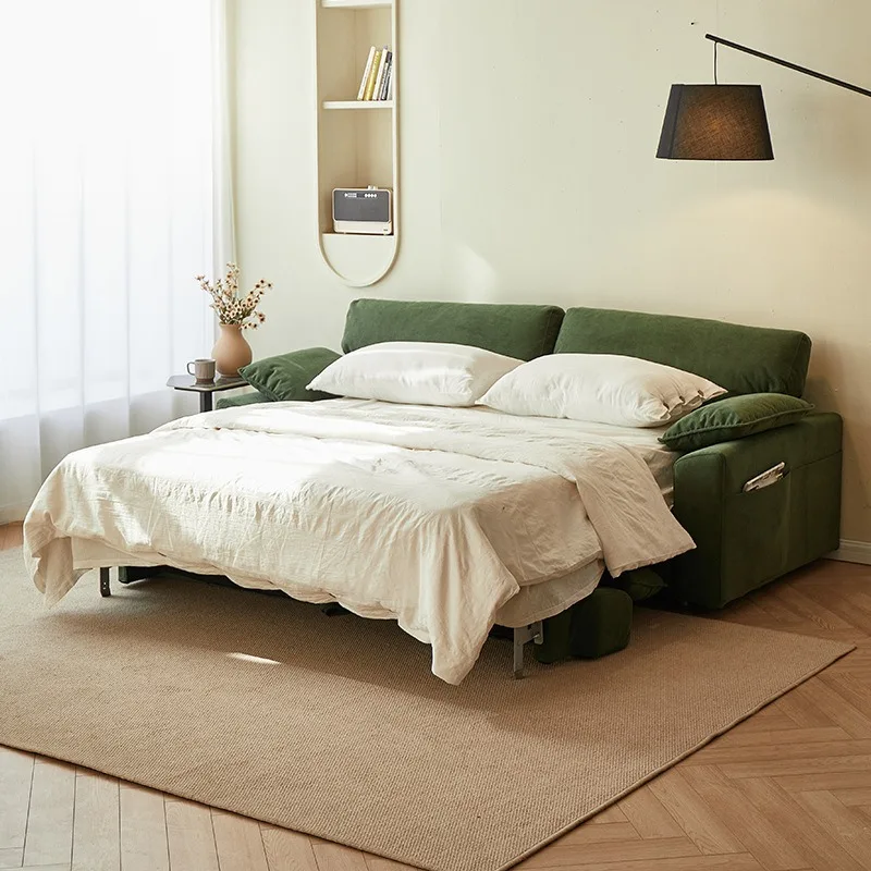 Living room small apartment folding study double with mattress variable bed advanced sense