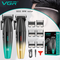 VGR Hair Clipper Professional Hair Trimmer Electric Clippers Cordless Hair Cutting Machine 9000RPM Trimmer Clipper for Men V-003