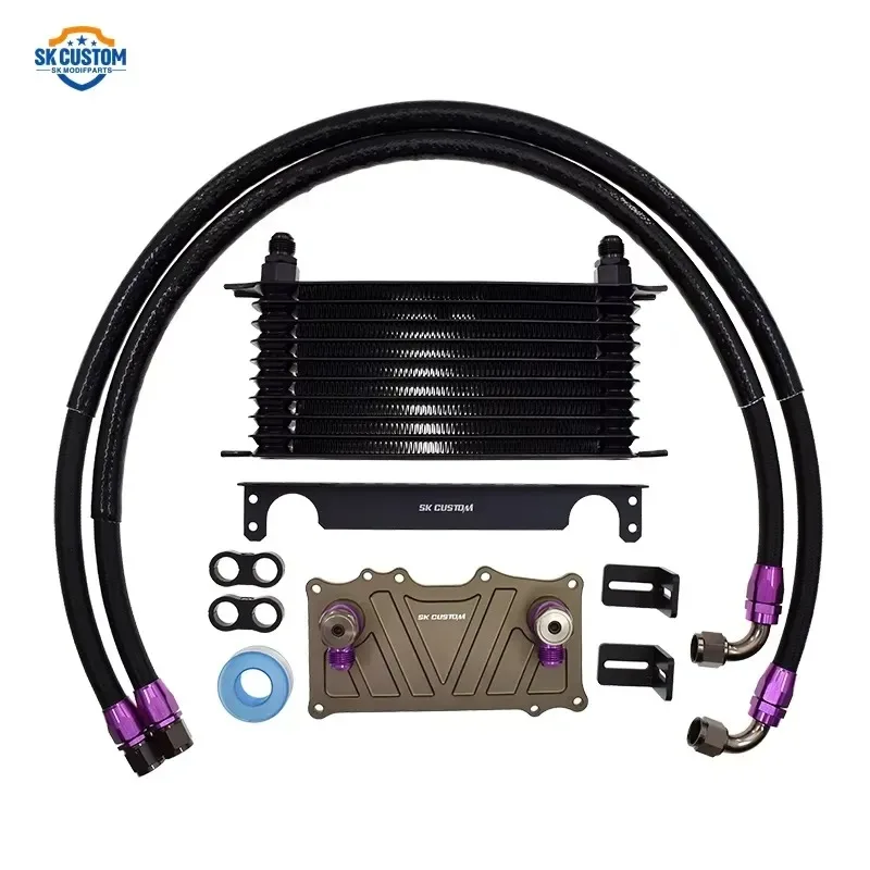 Hot Sale Oil Cooler Kit for Cayenne Panamera 3.0L 3.6L 4.8L Engine 94810728122 Nylon Hose Kit
