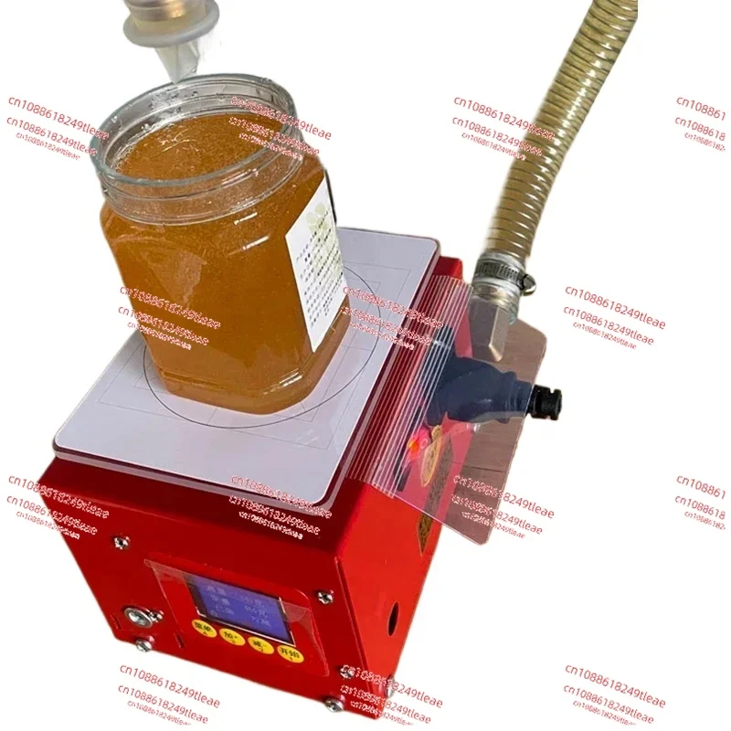 Commercial Paste Honey Filling Machine Gear Pump Weighing Type Viscous Liquid Automatic Filler 3kg 5kg