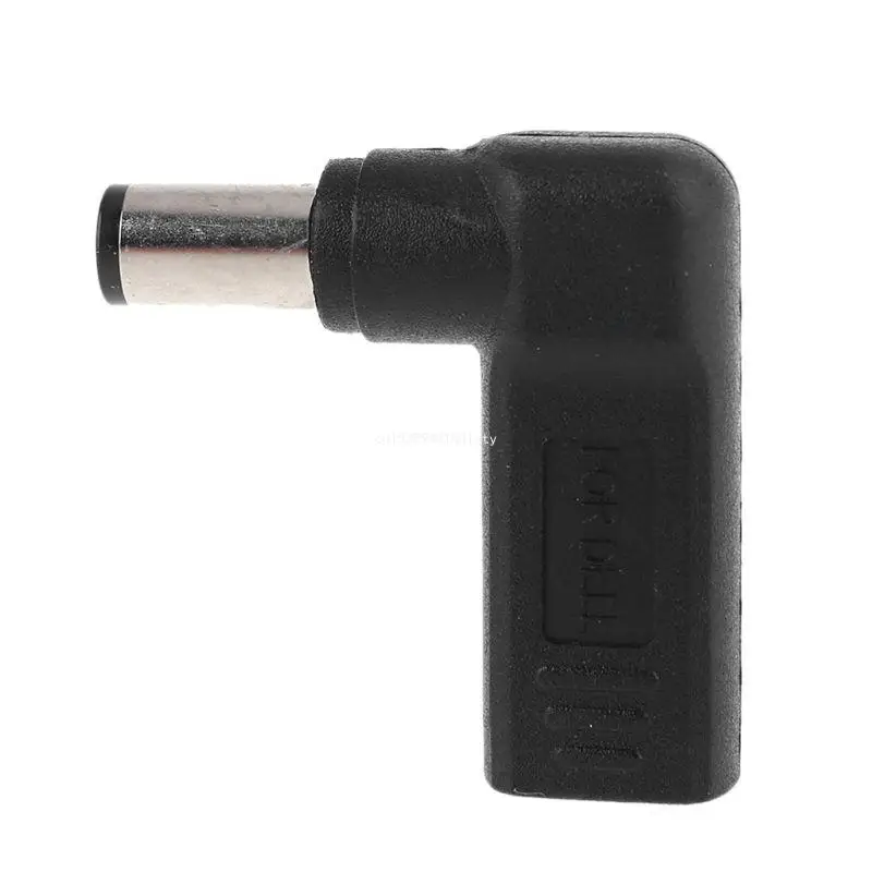 Type-C USB Male Plug 90 Degrees for DC Power Connector Adapter for DC to Type C Dropship