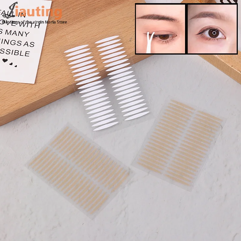 400Pcs/10 Sheets Invisible Double Eyelid Tape Self-Adhesive Transparent Eyelid Stickers Waterproof Fiber Stickers For Eyelid