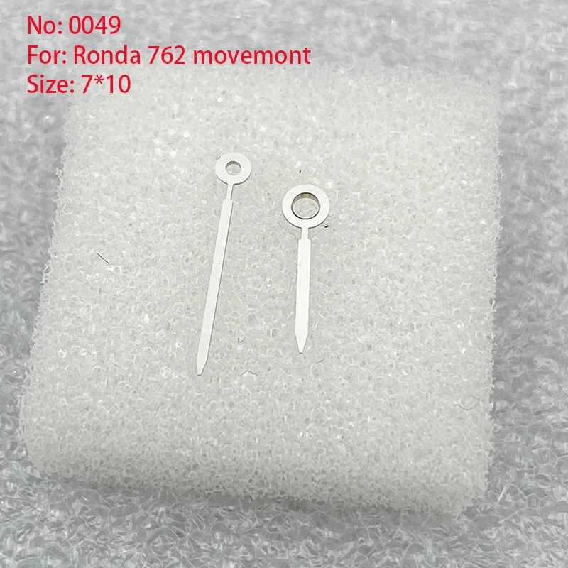 

Watch Accessories Watch Hands 2 Pins Ladies For Ronda 762 Movement Watch Repair Parts Size 7.0mm*10.0mm/NO.049
