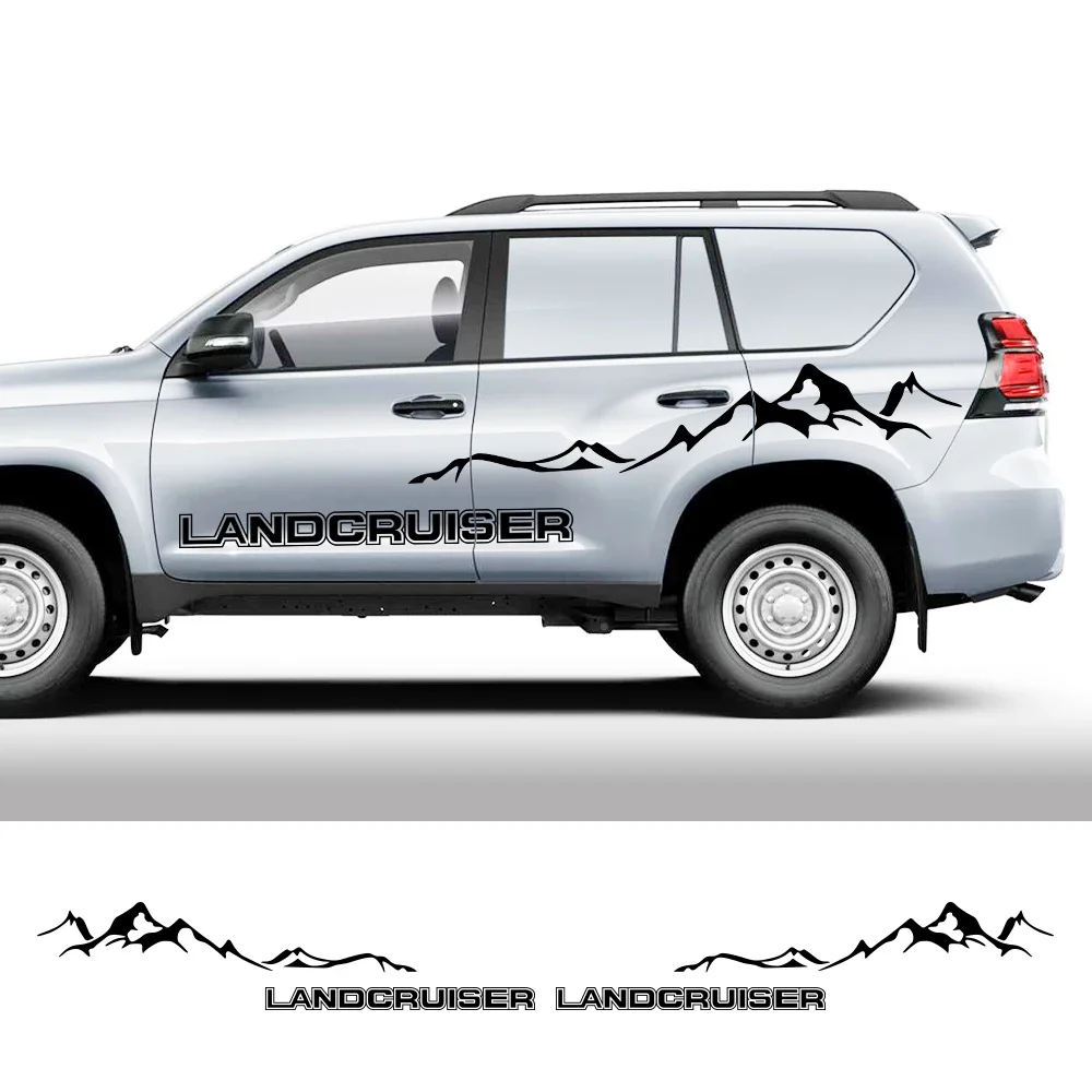 車のサイドステッカートヨタランドクルーザー70 79 V8 J40 J200 gx vx