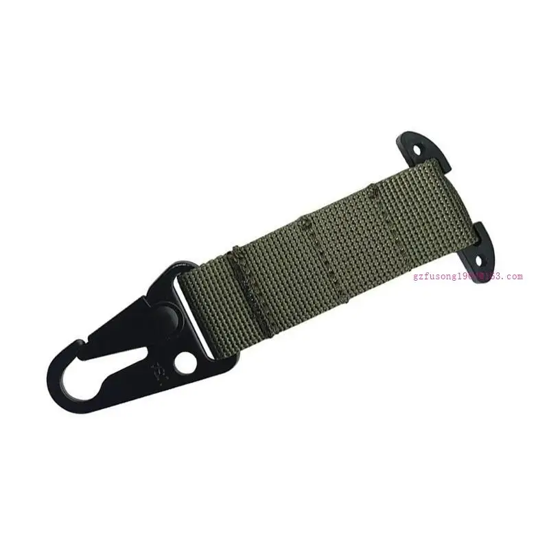 حزام الابواب carabiner مشبك حزام نايلون حزام حزام حزام مقطع للاطلاع على التخييم في الهواء الطلق ملحقات معدات الصيد d5qd