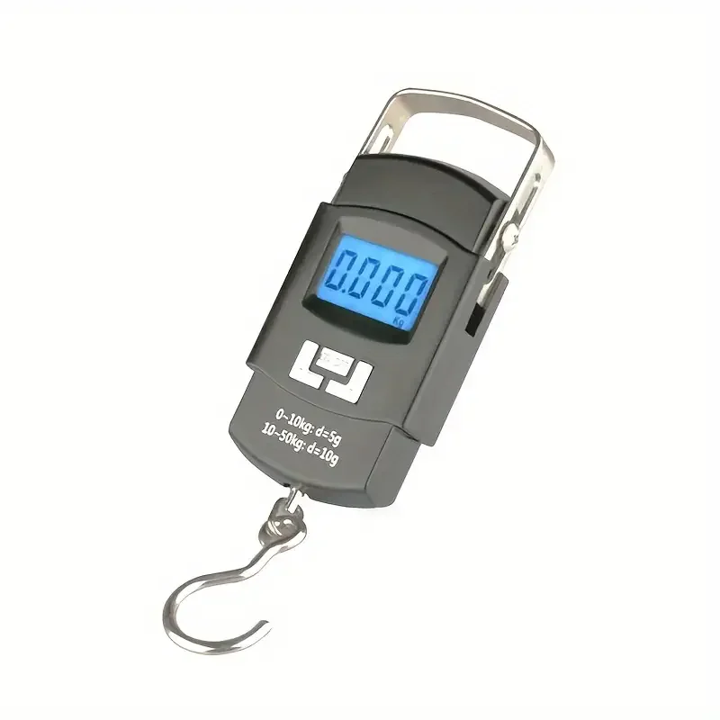 50kg 10g USB Charging Electronic Digital Scale Hanging Hook Fishing Travel Double Precision Luggage Weight Scale Balance Scales