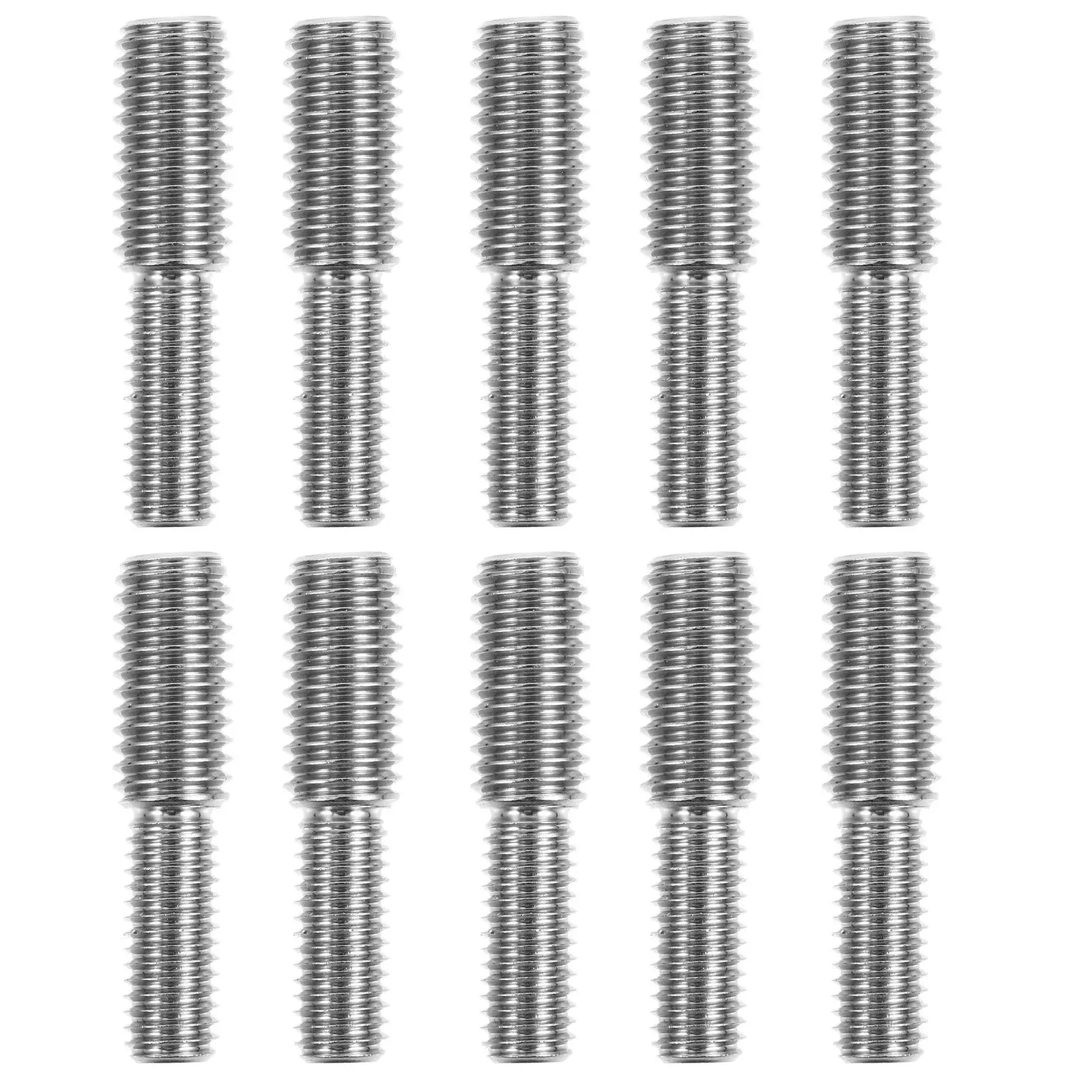 

10PCS Stainless Steel Screws Transfer Screws Reducer Adapters Metal Thread Converter Thread Adapters for Mechanical M8x20 to M10