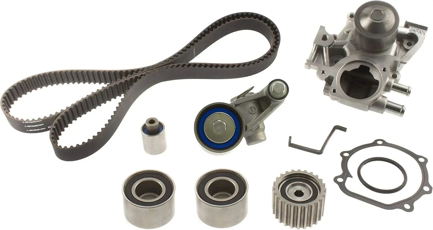 Engine Timing Belt Kit with Water Pump - Compatible with Select Subaru Forester, Impreza, WRX