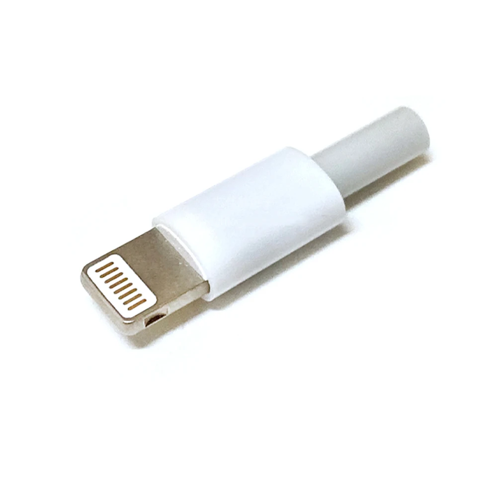 2-10PCS 8Pin Male Plug USB Connector 8P DIY Self-Repair Welding Type Adapter Converter for iphone 8 9 10 6 Plus XR
