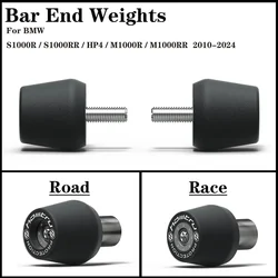 Motorcycle Handle Bar End Weight Grips Cap For BMW S1000R S1000RR HP4 M1000R M1000RR 2010-2024