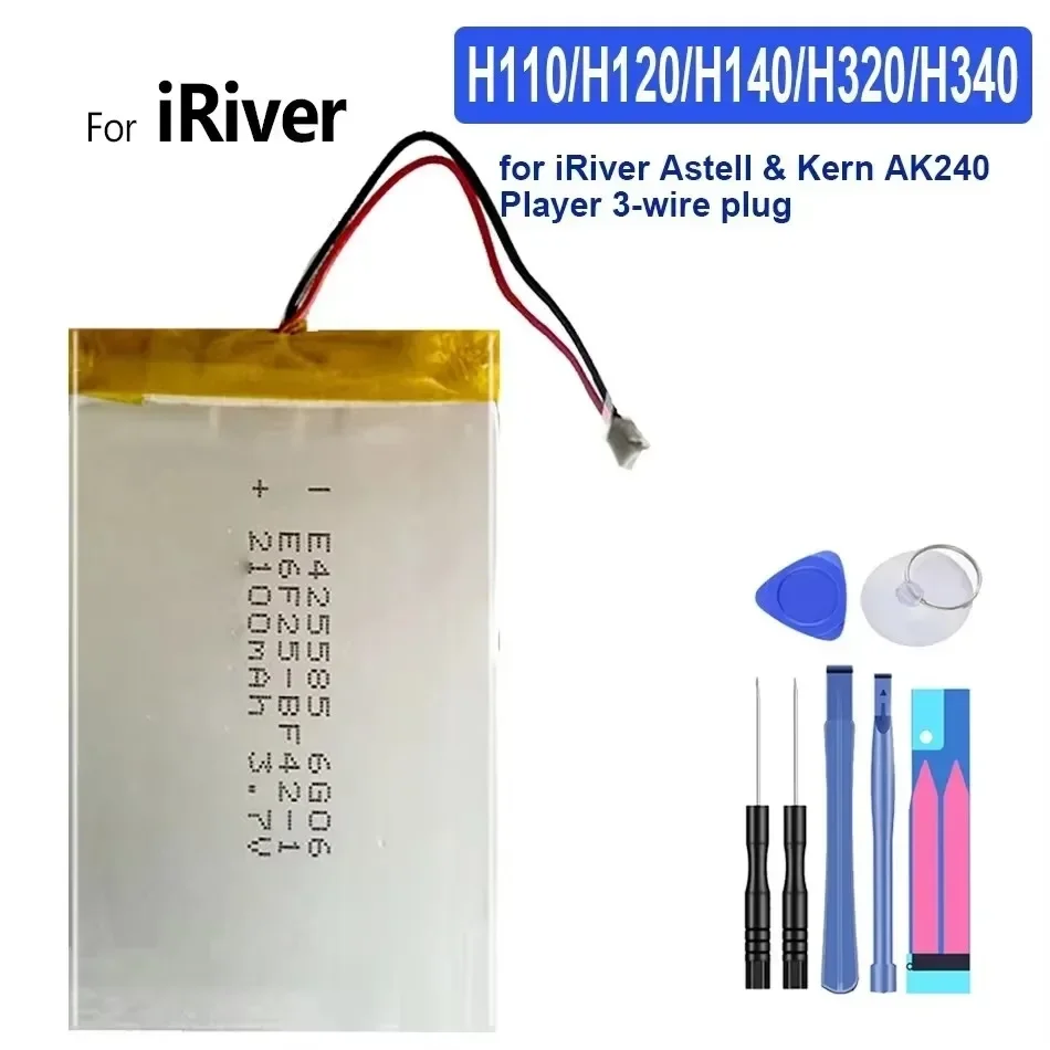 Battery for IRIVER H110, H120, H140, H320, H340 Player