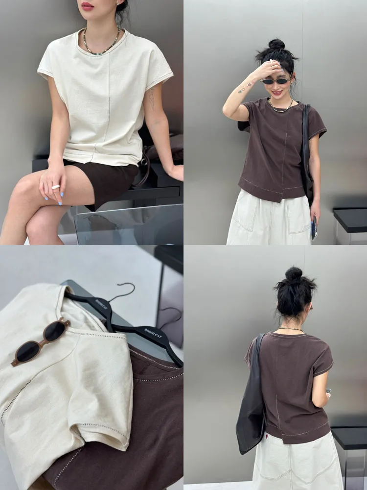 

Футболка Bodhl Heavy Industry Ant Design Svel Round Ne T-irt: универсальная, уличная, стильная, хлопковая, влагоотводящая, весенняя, модная