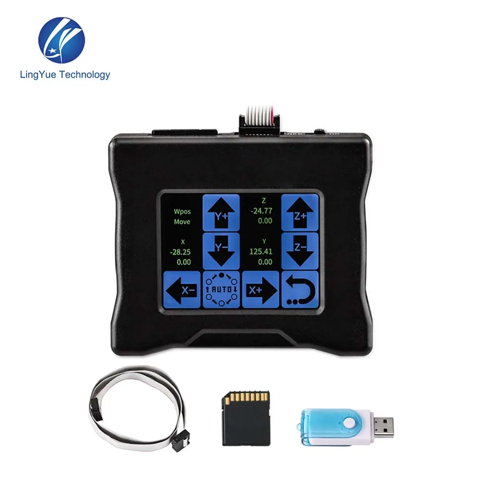 Lingyue CNC Offline Controller with Touchscreen LCD