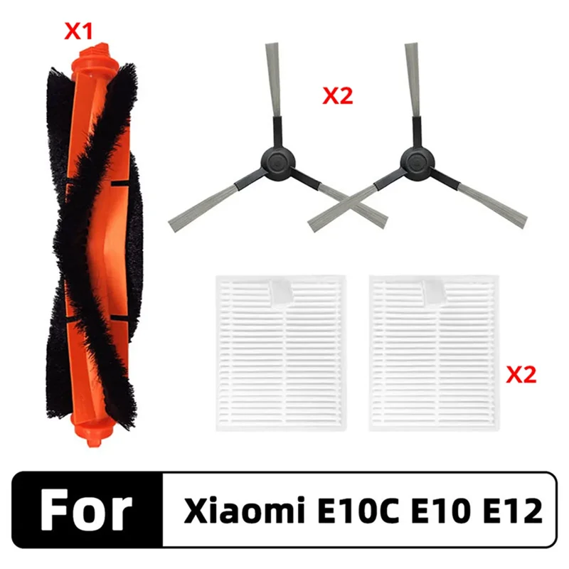 샤오미 E10 E10C E12 B112 / 3C Plus C103용 A88X 메인 사이드 브러시 필터 걸레, 고품질 소재로 제작되어 더욱 내구성 강함