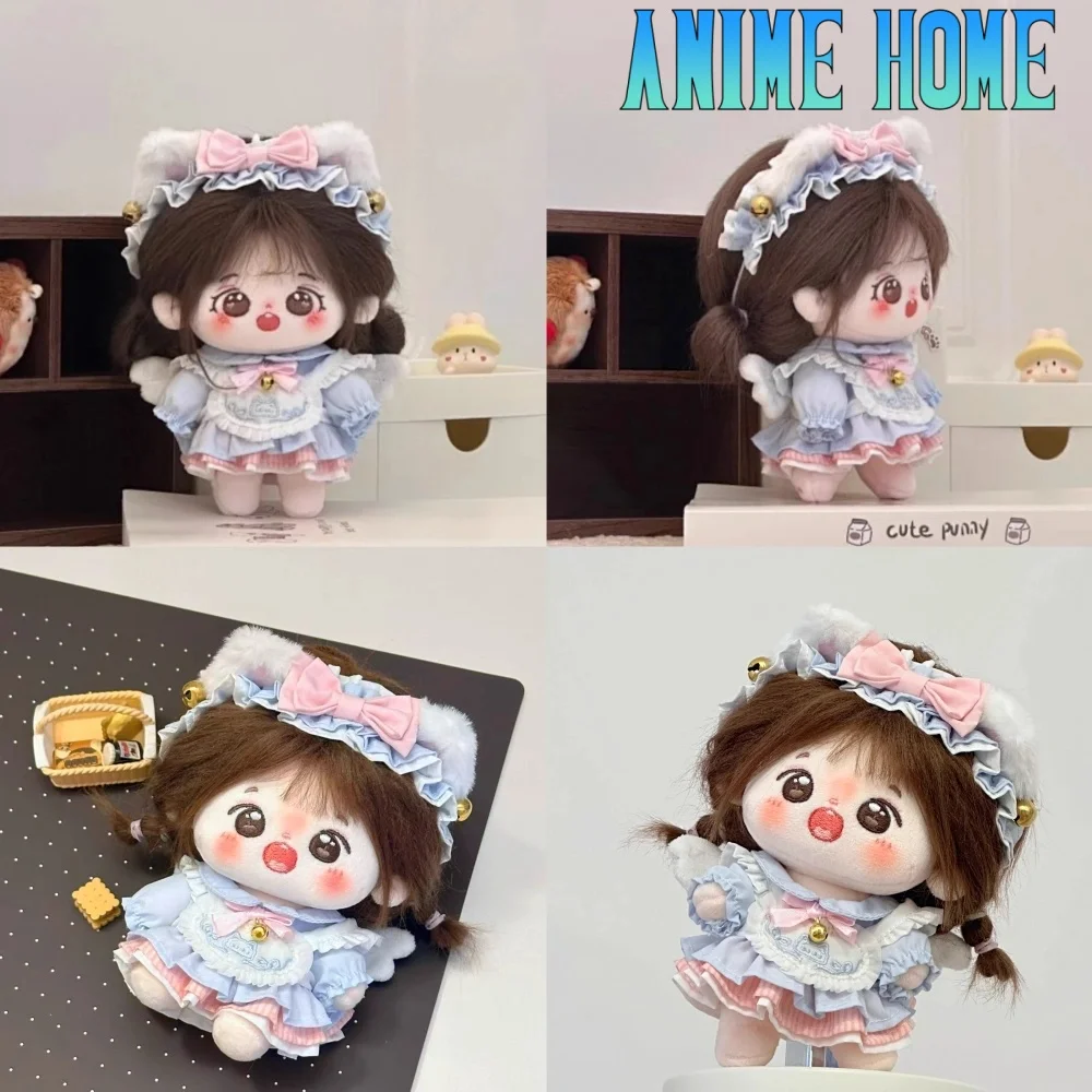 

Оригинальный костюм кошки-горничной для куклы 10 см, одежда для игрушек, костюм для косплея, милые аксессуары D