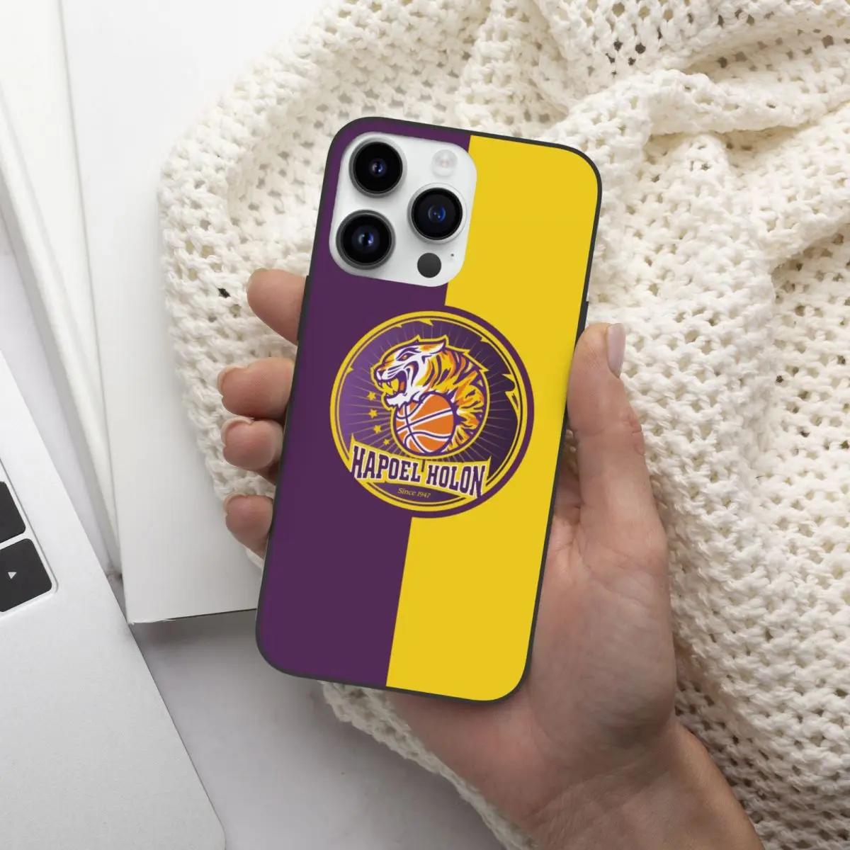 Hapoel Holon Basketball Case for iPhone 16 15 14 11 Pro Max 13 12 Mini XR XS X 8 7 6 6S Plus Soft Silicone Shockproof Cover