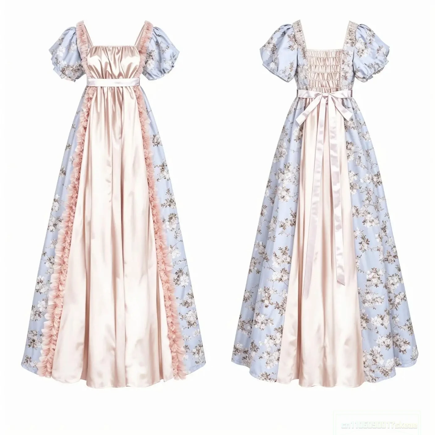 

Medieval Victorian Elegant Gown Ball Dress Women High Waisted Tea Party Dress Stage Performance Halloween Carnival Costume