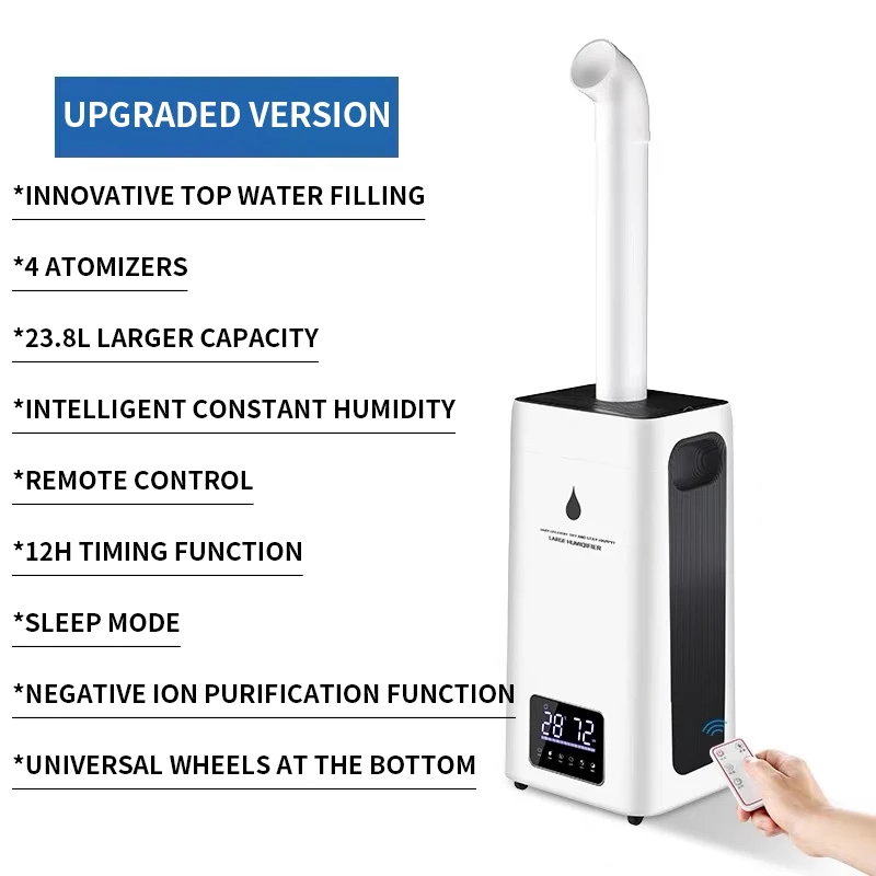 مرطب هواء منزلي 220 فولت/110 فولت 23.8L مرطب ناشر صانع ضباب صناعي نكهة للمنزل مرطب