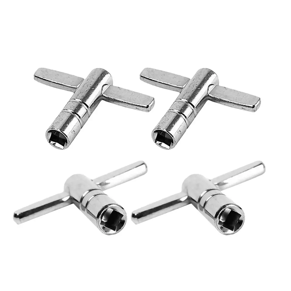 

4 Pcs Drum Wrenches T-Shaped Durable Material Smooth Surface Standard Key For Tuning Percussion Accessories Drum Supplies
