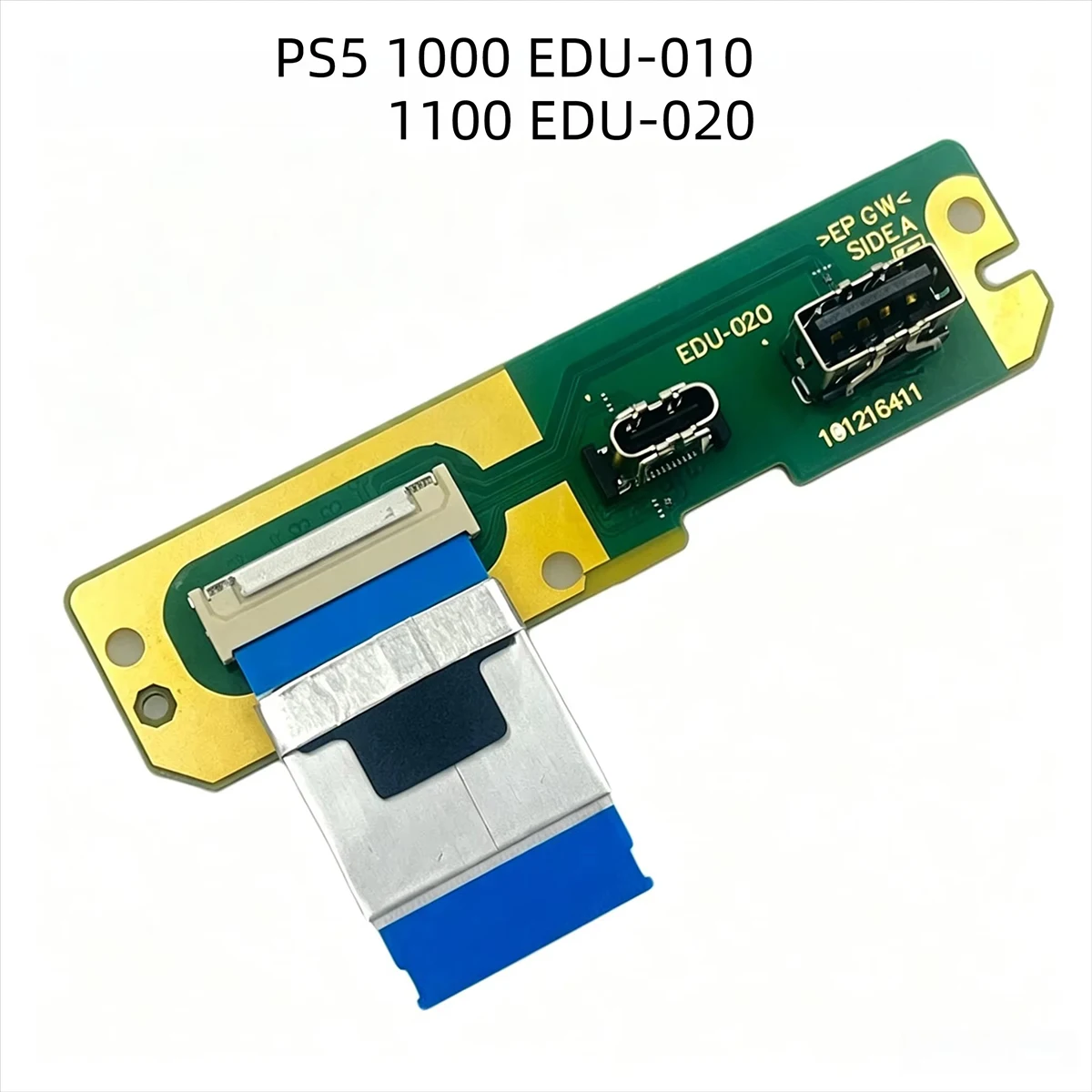 Ps5 Slim 50-Pin Side Panel Cable, 40-Pin Side Panel Ribbon Cable, Compatible with Ps5 1000/1100/1200 Motherboards, Type-C Type-A Interface Board Connection Cable, Repair Parts