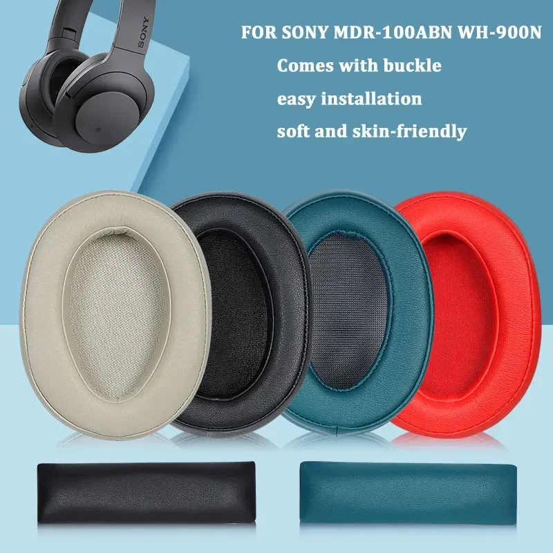 

New2023 Earpads For Sony MDR-100ABN WH-H900N Headphone Replacement Ear Pad Cushion Cups Cover Earpads Earmuffs 1 pair