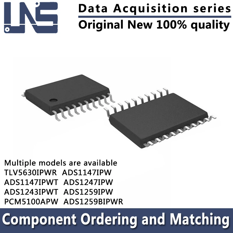 

1PCS ADS1147IPW ADS1247IPW ADS1259IPW TLV5630IPWR ADS1147IPWT ADS1243IPWT ADS1259BIPWR TSSOP-20 Data Acquisition