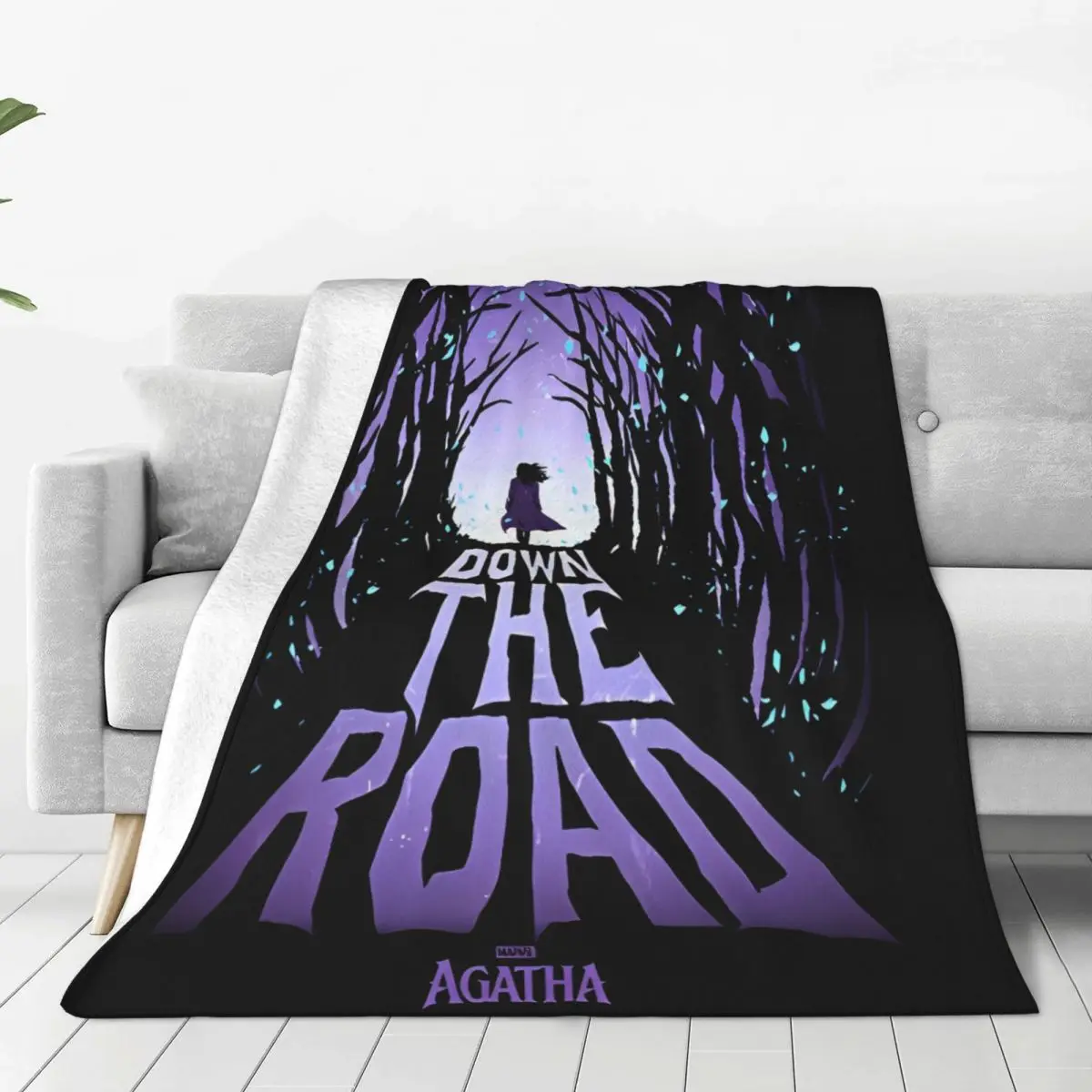 Agatha All Along Blanket Quality Warm Soft down the road Throw Blanket Winter Decorative Living Room Aesthetic Bedspread