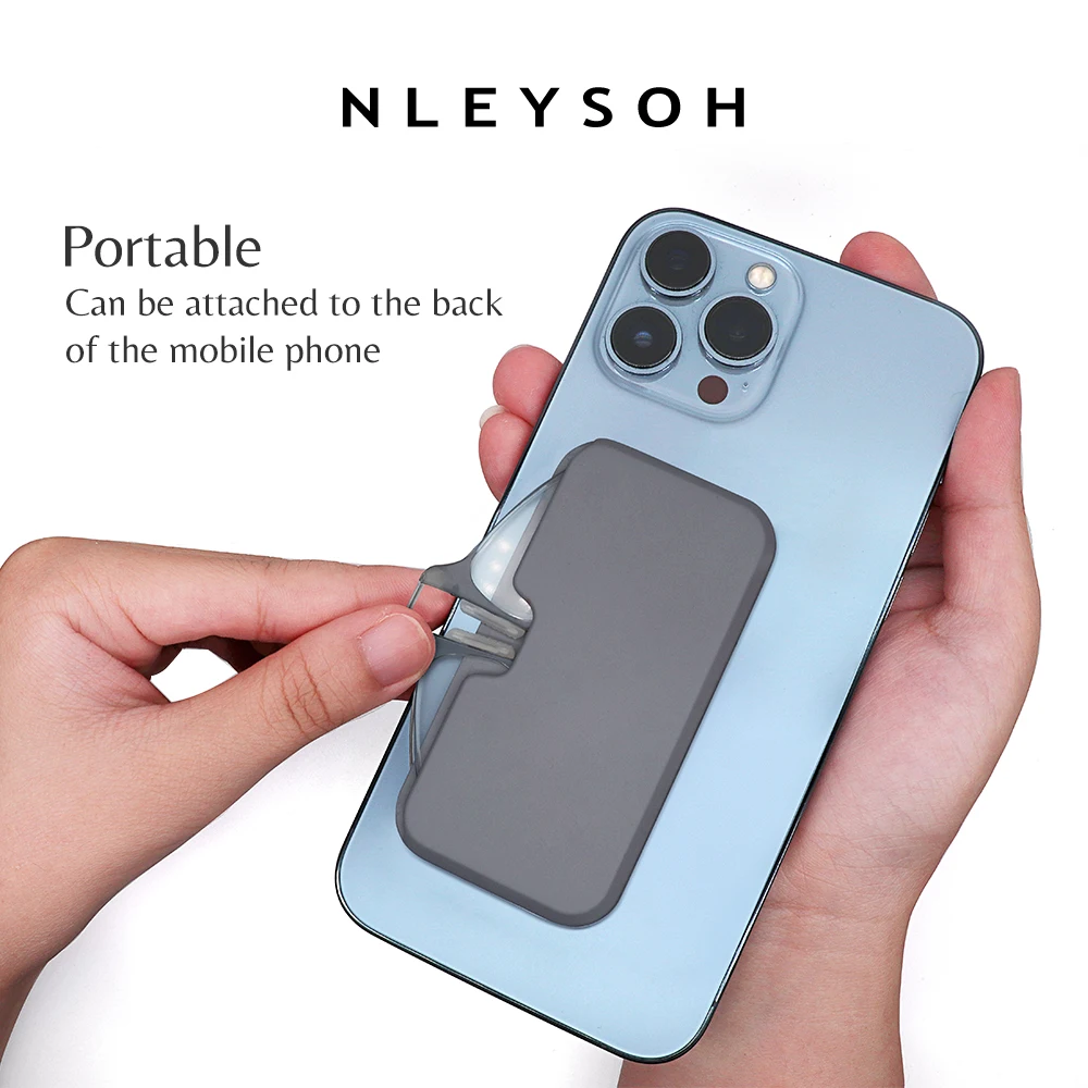 NLEYSOH Reading Glasses Man Woman Armless Nose Clip Slim Pocket Wallet Case Readers Magnifying +1.0 to +3.5 Gafas Lentes