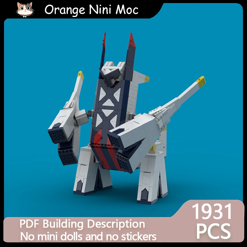 Popular Animal Anime Model DIY MOC Building Bricks Transforming Animal Robot Modular Technology Holiday Assemble Toys Suit