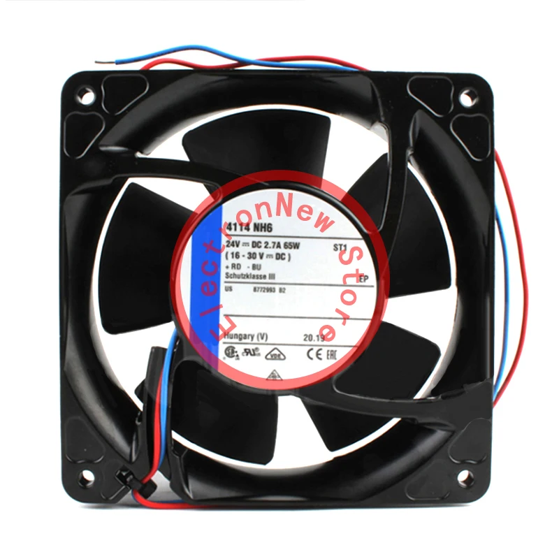 ORIGINAL 4114NH6 4114 NH6 24VDC 65W 12038 120*120*38mm BRAND NEW COOLING FAN