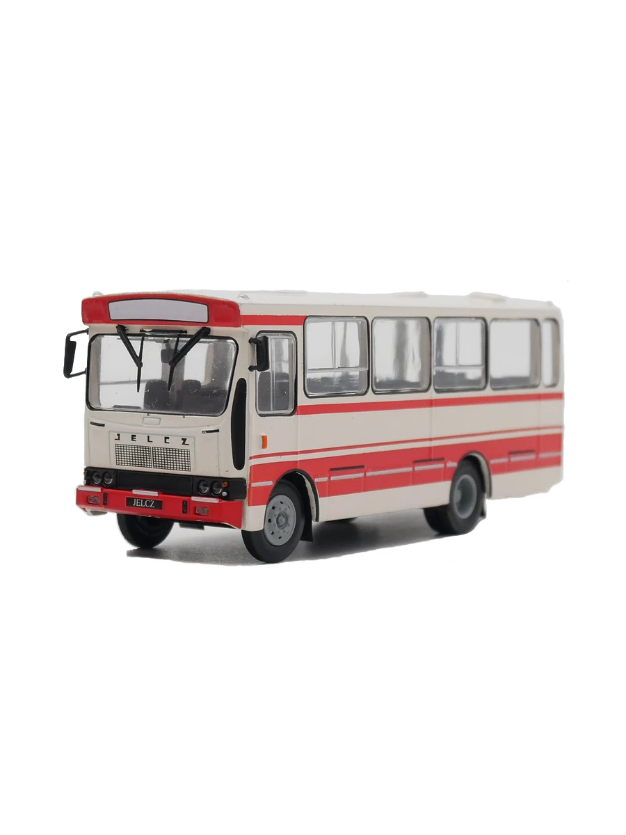 Modelo de autobús Ist JELCZ 080, autobús de Polonia, coche de aleación, exhibición de colección de coches de juguete, 1:72