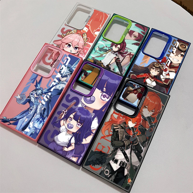 Für Samsung A54 A51 A15 A14 71 Fall Galaxie A50 A73 A34 A23 A33 A21 53 A52 Telefon abdeckung matt