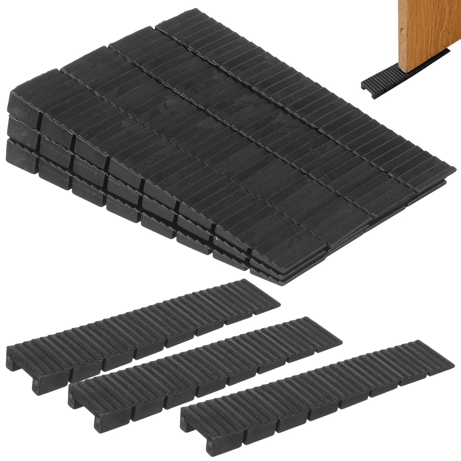 20pcs Furniture Pads Plastic Shims For Leveling Weight Capacity Composite Wedges Shims Levelers Furniture Accessories