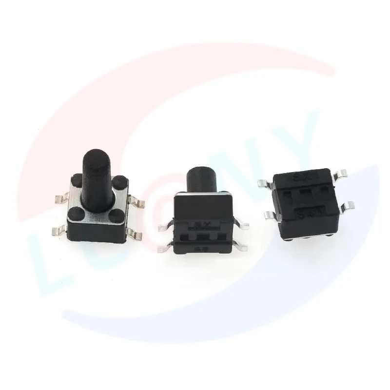 500pcs 4.5*4.5*3.8/4.3/5/6/7/8/10mm DIP SMD Tap the switch key switch High temperature resistance Tap switch mini switch