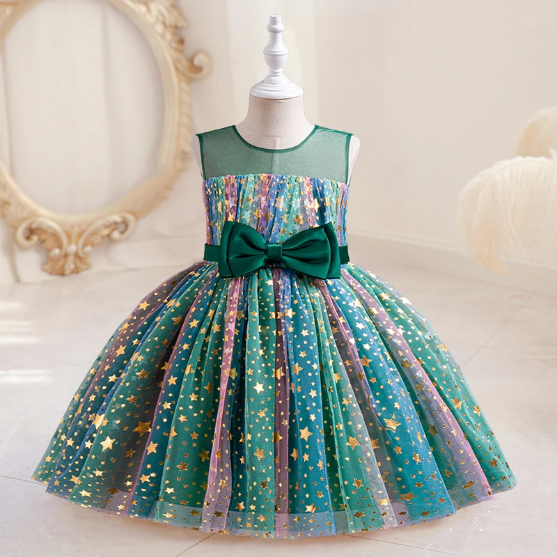 Nuovo vestito unicorno per ragazze Halloween costo principessa bambini carino neonate festa di compleanno bambini fiore Vestidos Vestidos