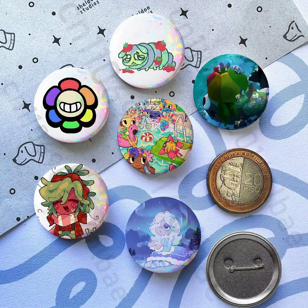 D-Dandys World  32/44/58mm Handmade Pins Round Brooch Badge Backpacks Clothes Jewelry Gifts