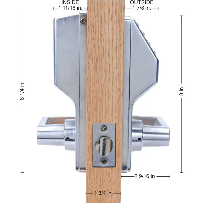 Al rm Lock - DL270026D Trilogy بواسطة T2 قفل رقمي مستقل DL2700/26D #2