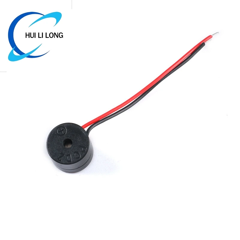 10pcs/2pcs Electromagnetic Active Buzzer 12V 12*9.5MM Speaker Aarm Loudspeaker Speaker With Cable