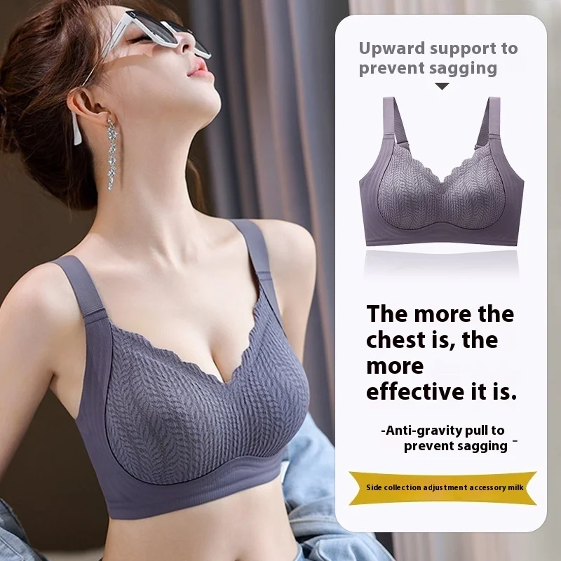 

Wire Free and Seamless Bralette for Women, Perfect for Small to Medium Chest and Anti-Sagging Push Up Underwear