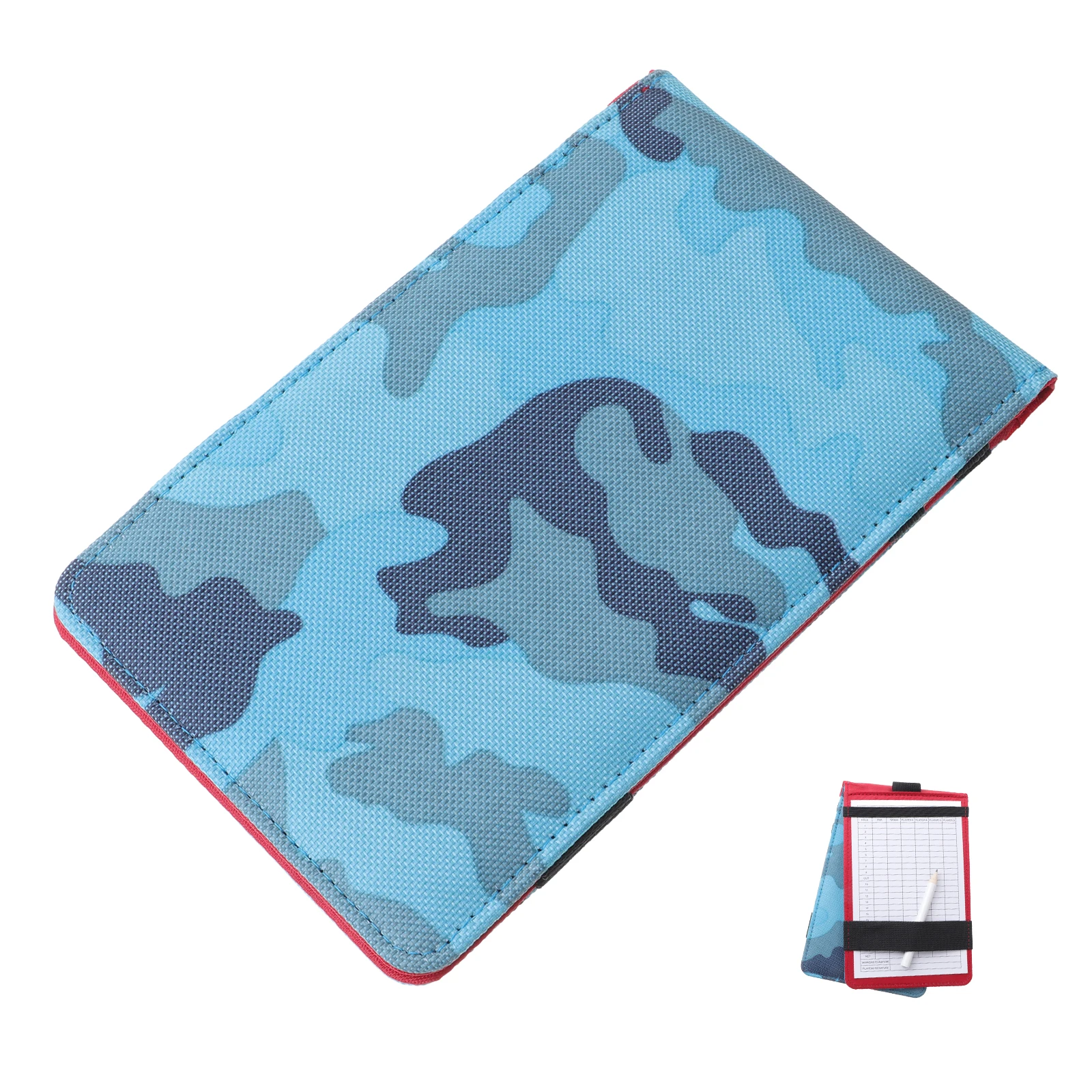 

Golfing Scorebook Cloth Durable Portable Lightweight Score Recording Notebook Stylish Practical Gift Golf Supplies