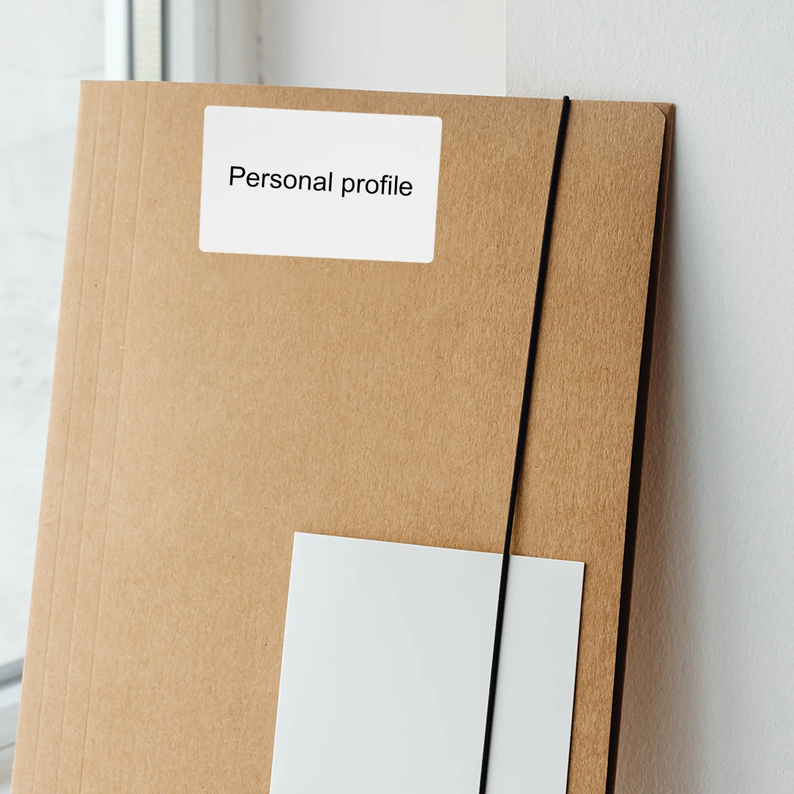 

100Pcs Adhesive Label Stickers 80x50mm White Printable Name Tags for Envelopes Packages Jars Folders Oil Bottles Shelf Storage