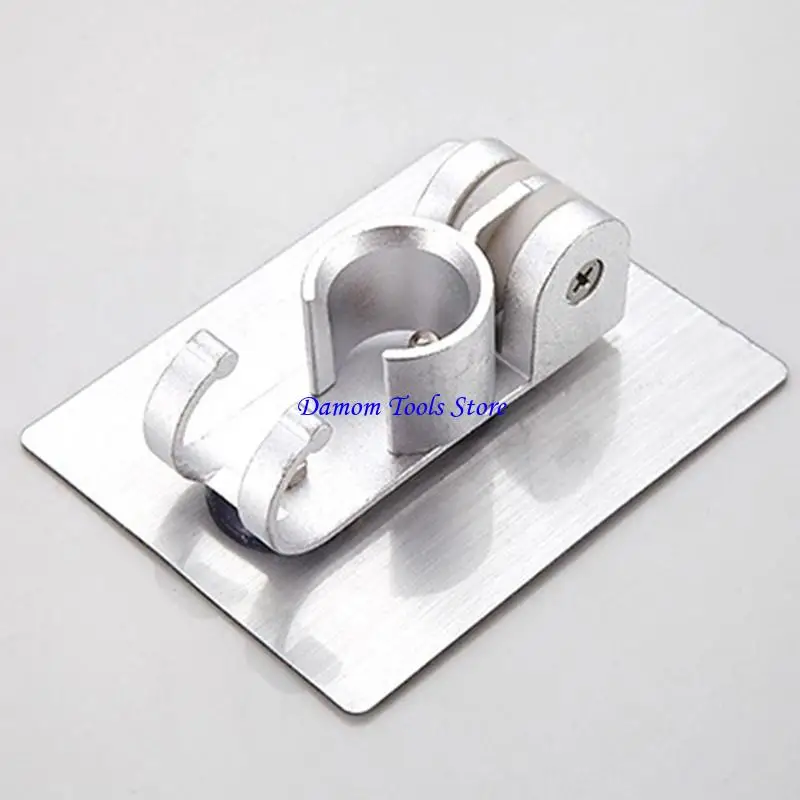 57BE Useful Adjustable Self-adhesive Handheld Drill Shower for Head Holder Showerhead Rack Punch-free Adjustable 2 Types