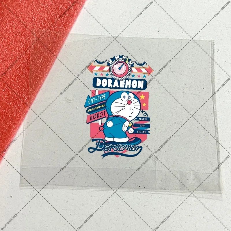 Doraemons 3D Cartoon Transfer Sticker DTF UV Waterproof Stickers Suitable for Water Bottles Lunch Box Washable DIY Wraps Gifts