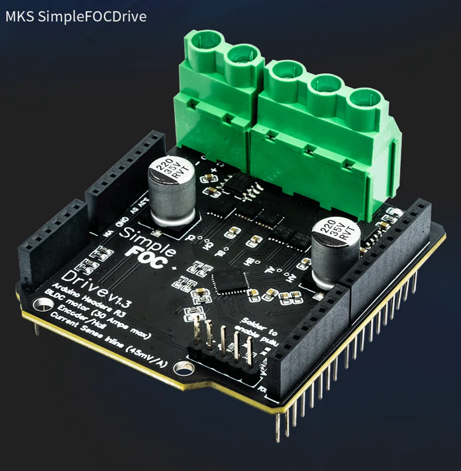 Makerbase SimpleFOC Shield V2.0.4 FOC BLDC Motor Controller Board Arduino Servo – Detail 3