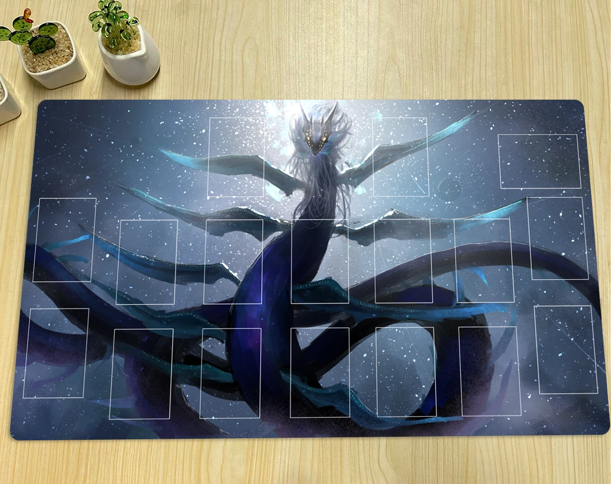 YuGiOh Ghoti of The Deep Beyond Mat TCG CCG Playmat Board Game Duel Mat Trading Card Game Mat Anti-slip Rubber Mouse Pad & Bag