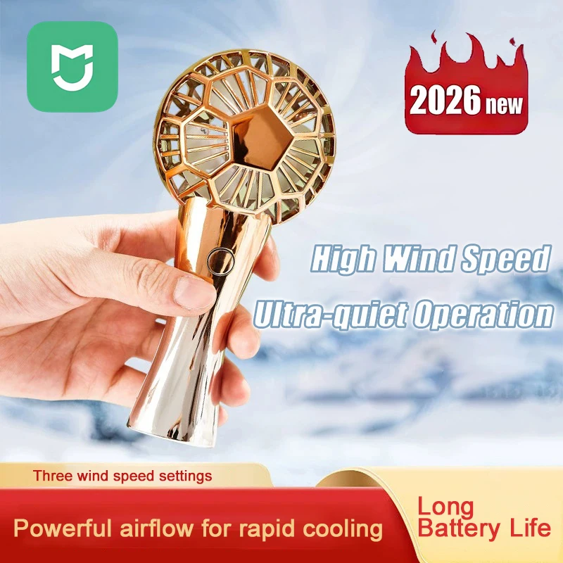 

Новый мини-вентилятор MIJIA в форме футбольного мяча, USB-перезаряжаемый, портативный, настольный, 2-в-1, для путешествий, летний подарок для футбольных фанатов