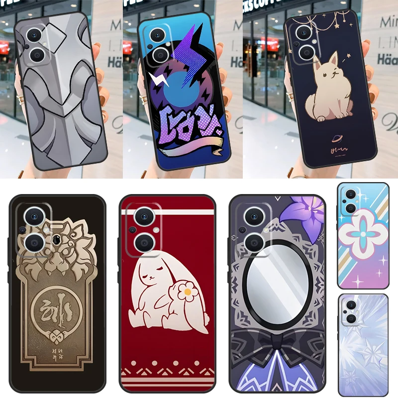 Honkai Star Rail Clara Bronya Case For OPPO Find X6 X5 X3 X2 Pro Lite Neo Reno 7 3 4 5 6 8 Lite 8T 2Z 4Z 5Z Cover Coque